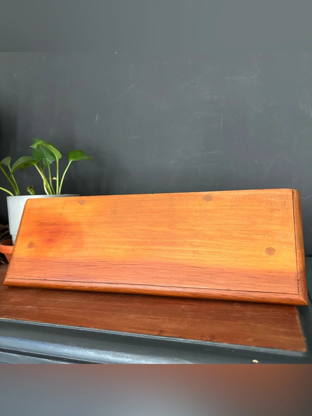 Vintage handcrafted wooden
